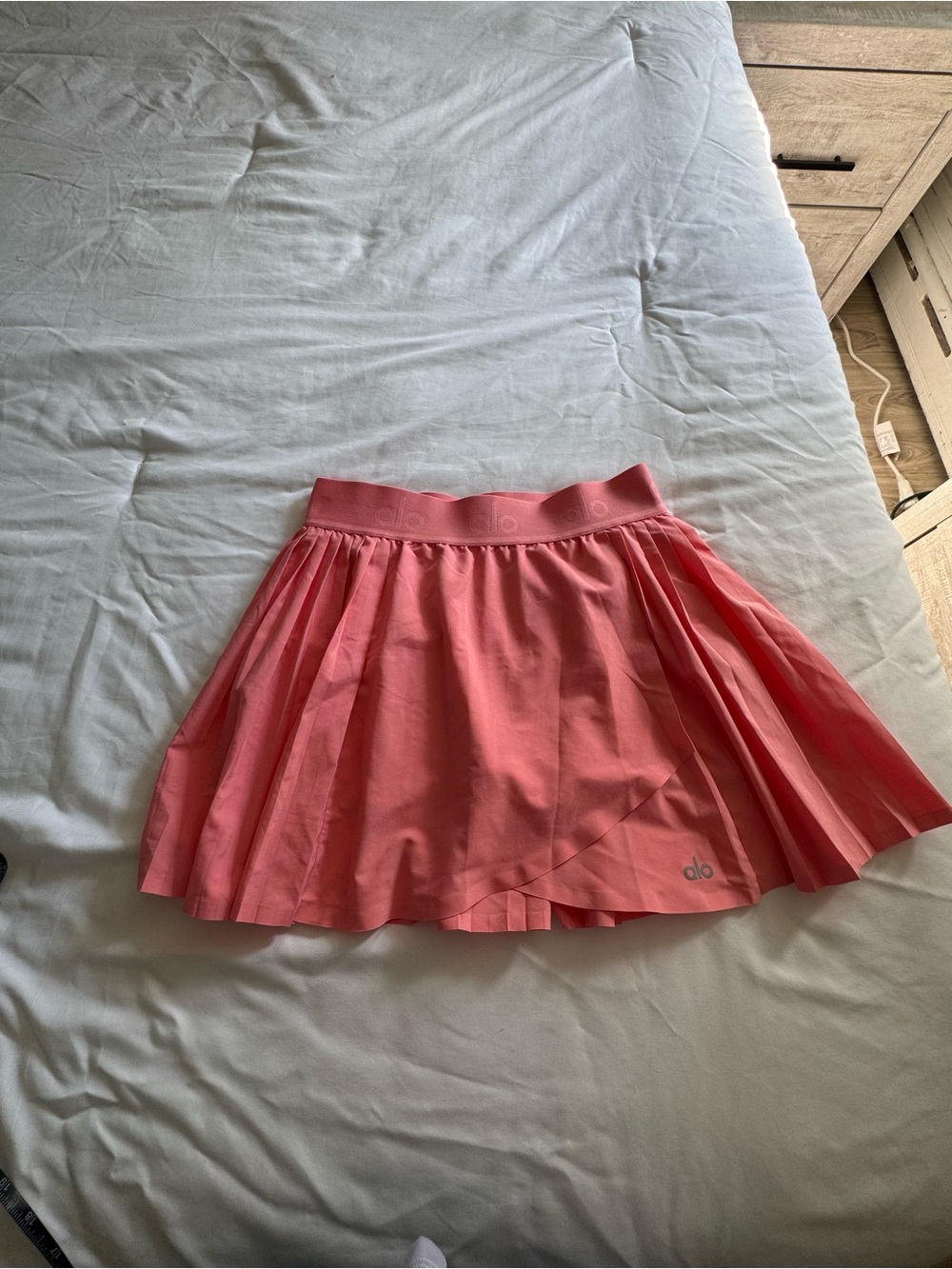 Alo Yoga Aces Tennis Skirt - peachy glow